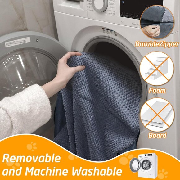 28" H Dog Stairs for Small and Medium Dogs 6-Step Ramps for High Beds - Picture 5 of 7